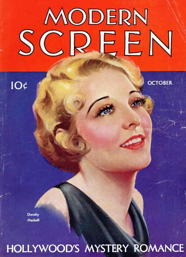 MODERN SCREEN magazine cover Issue 11 October 1931